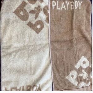 Playboy tan hand towel new without price tag